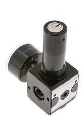 Precisie Drukregelaar G1/4'' 2100l/min 0.1-3.0bar/1-44psi Zink Spuitgiet Cilinderslot Multifix 1