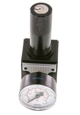 Precisie Drukregelaar G1/4'' 2100l/min 0.1-3.0bar/1-44psi Zink Spuitgiet Cilinderslot Multifix 1
