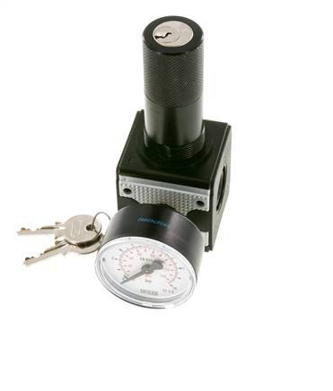 Drukregelaar G3/8'' 2100l/min 0.2-6.0bar/3-87psi Cilinderlock Multifix 1