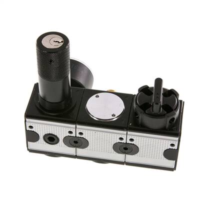 Drukregelaar G1/4'' 2100l/min 0.5-10.0bar/7-145psi Zinkspuitgietwerk Veiligheid Multifix 1