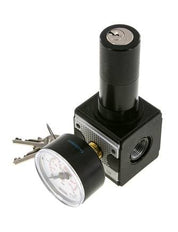 Drukregelaar G3/8'' 2100l/min 0,5-16,0bar/7-232psi Cilinderlock Multifix 1