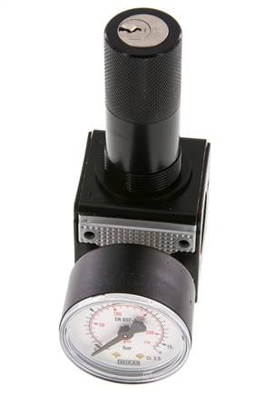 Drukregelaar G3/8'' 2100l/min 0,5-10,0bar/7-145psi Cilinderlock Multifix 1