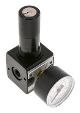 Drukregelaar G1/4'' 2100l/min 0.5-10.0bar/7-145psi Zinkspuitgietcilinder Vergrendeling Multifix 1