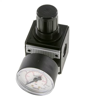 Drukregelaar G1/4'' 2100l/min 0.1-1.0bar/1-14psi Zinkspuitgiet Multifix 1