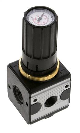 Drukregelaar voor Manifold Assemblage G1/4'' 2250l/min 0.1-3.0bar/1-44psi Zinkspuitgiet Multifix 1