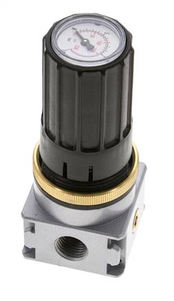 Drukregelaar voor spruitstukassemblage G1/4''&1/8'' 1700l/min 0.5-10.0bar/7-145psi Zinkspuitgiet Multifix 0