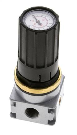 Drukregelaar voor spruitstukassemblage G1/4''&1/8'' 1700l/min 0.2-6.0bar/3-87psi Zinkspuitgiet Multifix 0