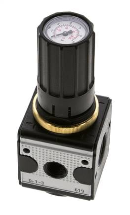 Drukregelaar voor Manifold Assemblage G1/4'' 2250l/min 0.1-3.0bar/1-44psi Zinkspuitgiet Multifix 1