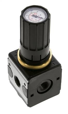 Drukregelaar voor Manifold Assemblage G1/4'' 2250l/min 0.1-3.0bar/1-44psi Zinkspuitgiet Multifix 1
