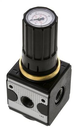 Drukregelaar voor Manifold Assemblage G1/4'' 2250l/min 0.5-10.0bar/7-145psi Zinkspuitgiet Multifix 1