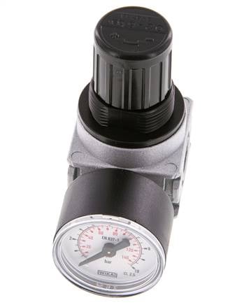 Drukregelaar G1/4'' 1450l/min 0.2-6.0bar/3-87psi 40 mm Manometer Multifix 0