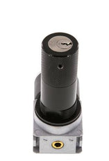 Drukregelaar G1/8'' 1450l/min 0,5-10,0bar/7-145psi 40 mm Manometer Cilinderlock Multifix 0