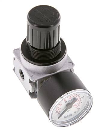 Drukregelaar G1/8'' 1450l/min 0.2-6.0bar/3-87psi 40 mm Manometer Multifix 0
