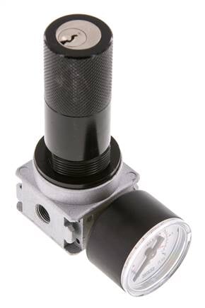 Drukregelaar G1/8'' 1450l/min 0,1-3,0bar/1-44psi 40 mm Manometer Cilinderlock Multifix 0