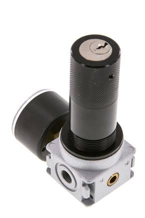 Drukregelaar G1/8'' 1450l/min 0,1-3,0bar/1-44psi 40 mm Manometer Cilinderlock Multifix 0