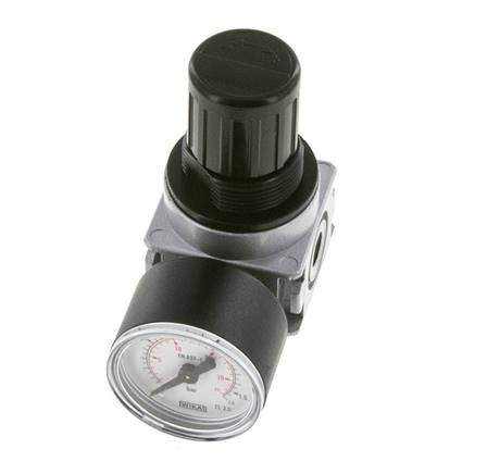 Drukregelaar G1/8'' 1450l/min 0,1-1,0bar/1-14psi 40 mm Manometer Multifix 0