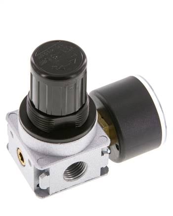 Drukregelaar G1/4'' 1450l/min 0.1-3.0bar/1-44psi Zinkspuitgietwerk 40 mm Manometer Multifix 0