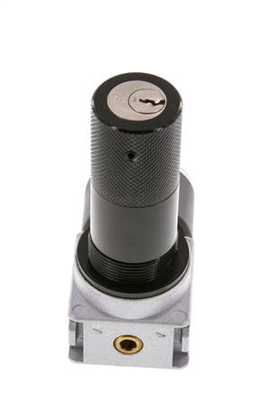 Drukregelaar G1/8'' 1450l/min 0,1-3,0bar/1-44psi 40 mm Manometer Cilinderlock Multifix 0