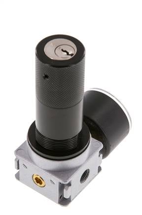 Drukregelaar G1/8'' 1450l/min 0,2-6,0bar/3-87psi 40 mm Manometer Cilinderlock Multifix 0