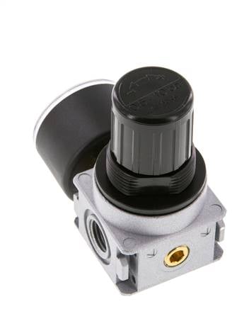 Drukregelaar G1/4'' 1450l/min 0.5-10.0bar/7-145psi Zinkspuitgietwerk 40 mm Manometer Multifix 0