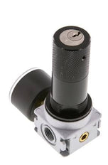 Drukregelaar G1/4'' 1450l/min 0.1-3.0bar/1-44psi Zinkspuitgietwerk 40 mm Manometer Cilinderslot Multifix 0
