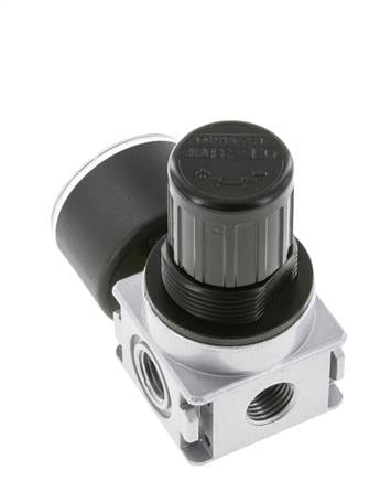 Drukregelaar voor Manifold Assemblage G1/4'' 1450l/min 0.1-3.0bar/1-44psi Zink Spuitgietwerk 40 mm Manometer Multifix 0