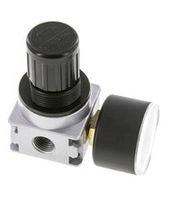 Drukregelaar voor Manifold Assemblage G1/4'' 1450l/min 0.1-3.0bar/1-44psi Zink Spuitgietwerk 40 mm Manometer Multifix 0