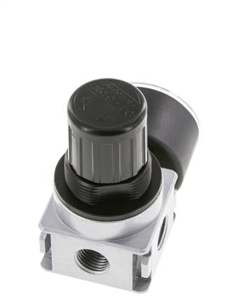 Drukregelaar voor Manifold Assemblage G1/4'' 1450l/min 0.1-3.0bar/1-44psi Zink Spuitgietwerk 40 mm Manometer Multifix 0