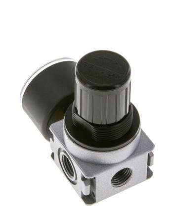 Drukregelaar voor Manifold Assemblage G1/4'' 1450l/min 0.2-6.0bar/3-87psi Zink Spuitgietwerk 40 mm Manometer Multifix 0