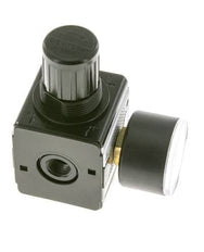 Drukregelaar voor Manifold Assemblage G1/4'' 2250l/min 0.5-16.0bar/7-232psi Zink Spuitgietwerk 40 mm Manometer Multifix 1