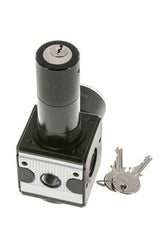 Drukregelaar voor Manifold Assemblage G1/4'' 2250l/min 0.5-10.0bar/7-145psi Zink Spuitgiet 40 mm Manometer Cilinderslot Multifix 1
