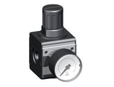 Drukregelaar voor Manifold Assemblage G1/4'' 2250l/min 0.2-6.0bar/3-87psi Zink Spuitgiet 40 mm Manometer Cilinderslot Multifix 1