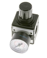 Drukregelaar voor Manifold Assemblage G1/4'' 2250l/min 0.2-6.0bar/3-87psi Zink Spuitgiet 40 mm Manometer Multifix 1