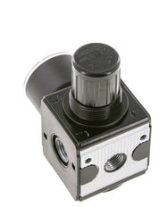 Drukregelaar voor Manifold Assemblage G1/4'' 2250l/min 0.1-3.0bar/1-44psi Zink Spuitgietwerk 40 mm Manometer Multifix 1