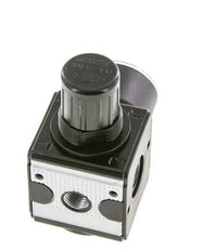 Drukregelaar voor Manifold Assemblage G1/4'' 2250l/min 0.1-3.0bar/1-44psi Zink Spuitgietwerk 40 mm Manometer Multifix 1