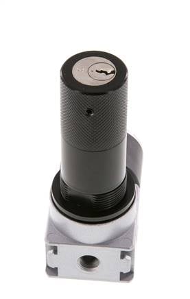 Drukregelaar G1/8'' 600l/min 0,5-10,0bar/7-145psi 40 mm Manometer Cilinderlock Multifix 0