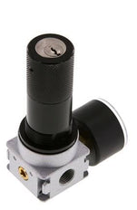Drukregelaar G1/4'' 600l/min 0,5-10,0bar/7-145psi 40 mm Manometer Cilinderlock Multifix 0