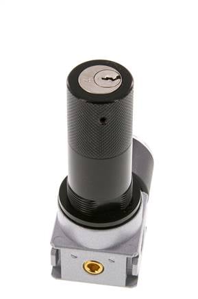 Drukregelaar G1/4'' 600l/min 0,2-6,0bar/3-87psi 40 mm Manometer Cilinderlock Multifix 0