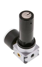 Drukregelaar G1/8'' 600l/min 0,5-10,0bar/7-145psi 40 mm Manometer Cilinderlock Multifix 0
