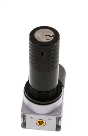 Drukregelaar G1/4'' 600l/min 0,5-10,0bar/7-145psi 40 mm Manometer Cilinderlock Multifix 0