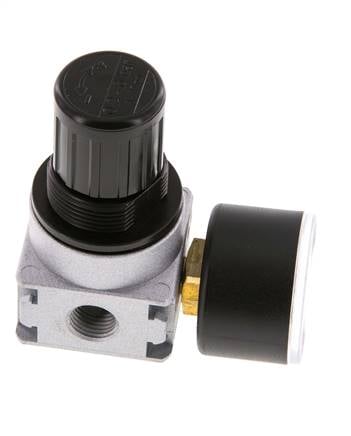 Drukregelaar G1/4'' 600l/min 0.2-6.0bar/3-87psi 40 mm Manometer Multifix 0