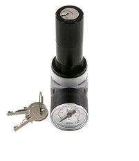 Drukregelaar G1/4'' 700l/min 0,1-3,0bar/1-44psi 40 mm Manometer Cilinderlock Multifix 0