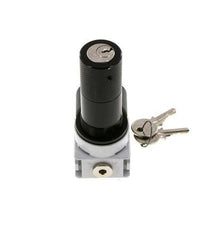 Drukregelaar G1/4'' 700l/min 0,1-3,0bar/1-44psi 40 mm Manometer Cilinderlock Multifix 0