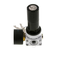 Drukregelaar G1/4'' 700l/min 0.2-6.0bar/3-87psi 40 mm Manometer Cilinderlock Multifix 0
