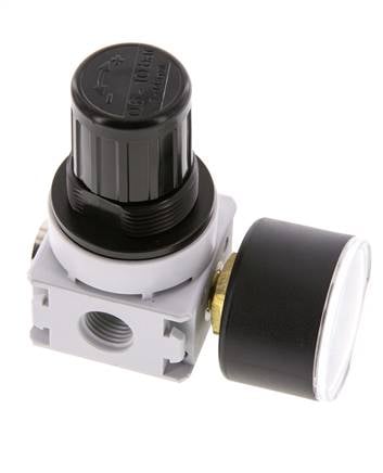 Drukregelaar G1/4'' 700l/min 0,5-10,0bar/7-145psi 40 mm Manometer Multifix 0