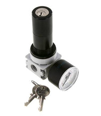 Drukregelaar G1/4'' 700l/min 0,1-3,0bar/1-44psi 40 mm Manometer Cilinderlock Multifix 0