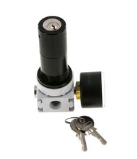 Drukregelaar G1/4'' 700l/min 0,1-3,0bar/1-44psi 40 mm Manometer Cilinderlock Multifix 0