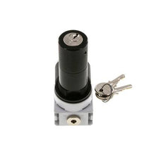 Drukregelaar G1/4'' 700l/min 0,5-10,0bar/7-145psi 40 mm Manometer Cilinderlock Multifix 0
