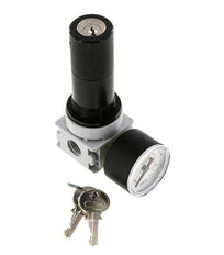 Drukregelaar G1/4'' 700l/min 0,5-10,0bar/7-145psi 40 mm Manometer Cilinderlock Multifix 0