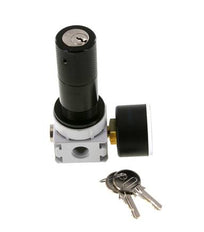 Drukregelaar G1/4'' 700l/min 0,5-10,0bar/7-145psi 40 mm Manometer Cilinderlock Multifix 0